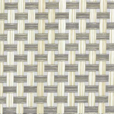 Tovaglietta americana, colore beige/grigio. Dimensioni 42x33 cm; confezione da 6 pezzi. 