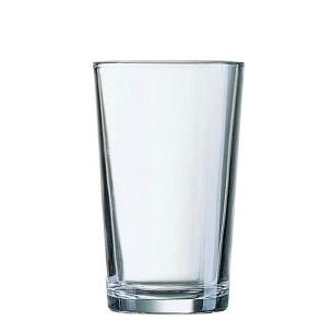 Bicchiere Arcoroc. Collezione Conique Temperato. Capacita' 28 cl; altezza 12 cm; diametro 7 cm.