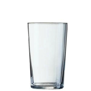 Bicchiere Arcoroc. Collezione Temperato. Capacita' 25 cl; altezza 10,5 cm; diametro 6,5 cm.