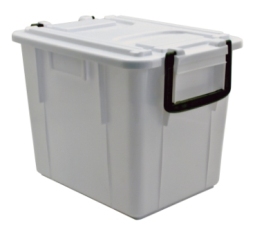 SSS Cassa food box con coperchio 20 lt. Altezza 30 cm; profondita' 28 cm; lunghezza 38 cm