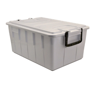 SSS Cassa food box con coperchio 40 lt. Altezza 26 cm; profondita' 38 cm; lunghezza 58 cm