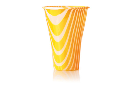 Bicchiere da bibita drink-mix 500cc. Confezione da 50 pezzi. Colore arancio.