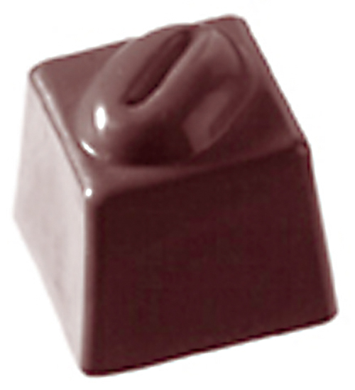 Stampo cioccolatini policarbonato. Dimensioni 17.5x27.5 cm. Dimensioni interne 2.5x2.5 cm; altezza 2.5 cm. 40 pezzi.