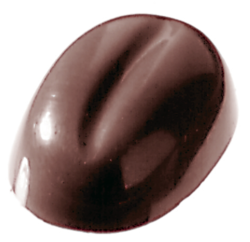 Stampo cioccolatini policarbonato. Dimensioni 17.5x27.5 cm. Dimensioni interne 1.7x1.2 cm; altezza 0.5 cm. 130 pezzi.