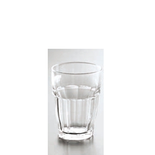 Bicchiere Bormioli Rocco. Collezione Rock Bar Impilabile Temperato. Capacita' 48; altezza 13 cm; diametro 9 cm.