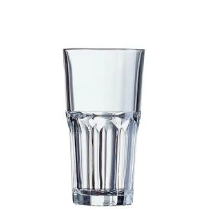 Bicchiere Arcoroc. Collezione Granity Temperato. Capacita' 31 cl; altezza 14 cm; diametro 7,5 cm.