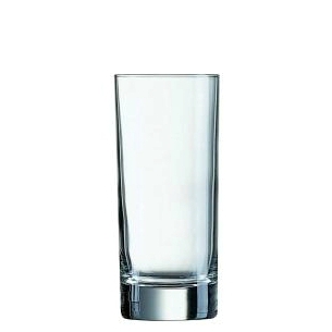 Bicchiere Arcoroc. Collezione Islanda Temperato. Capacita' 29 cl; altezza 14,4 cm; diametro 6,2 cm.