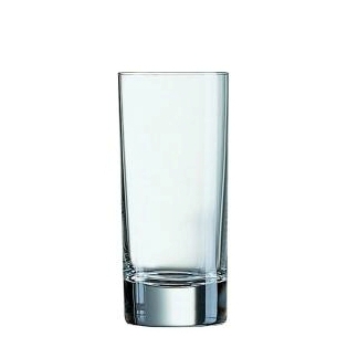 Bicchiere Arcoroc. Collezione Islanda Temperato. Capacita' 22 cl; altezza 13,1 cm; diametro 5,8 cm.