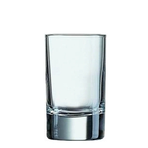 Bicchiere Arcoroc. Collezione Islanda Temperato. Capacita' 10 cl; altezza 8,7 cm; diametro 5 cm.