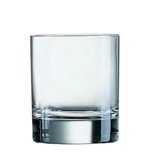 Bicchiere Arcoroc. Collezione Islanda Temperato. Capacita' 20 cl; altezza 8,4 cm; diametro 7 cm.