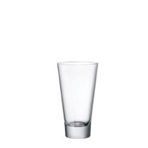 Bicchiere Bormioli Rocco. Collezione Ypsilon. Capacita' 45,3 cl; altezza 17,5 cm; diametro 8,6 cm.