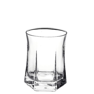 Bicchiere Acqua Bormioli Rocco. Collezione Capitol. Capacita' 24 cl; altezza 10,1 cm; diametro 7,9 cm.