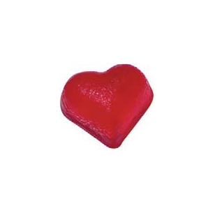 Stampi in silicone per gelatine. Dimensioni 3,4x3x1,8 cm. Stampo cuore.