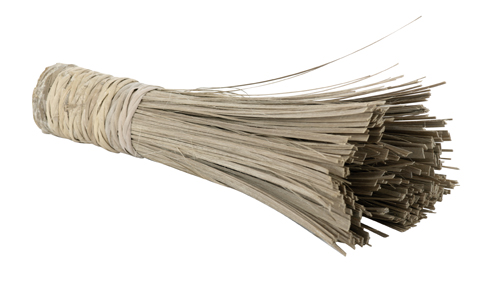 Pennello per wok, bamboo. Lunghezza 25.5 cm.